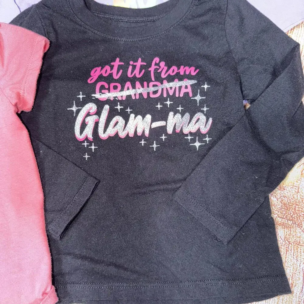 The Children's Place Girls' 12-18 Months Graphic T-Shirts Bundle